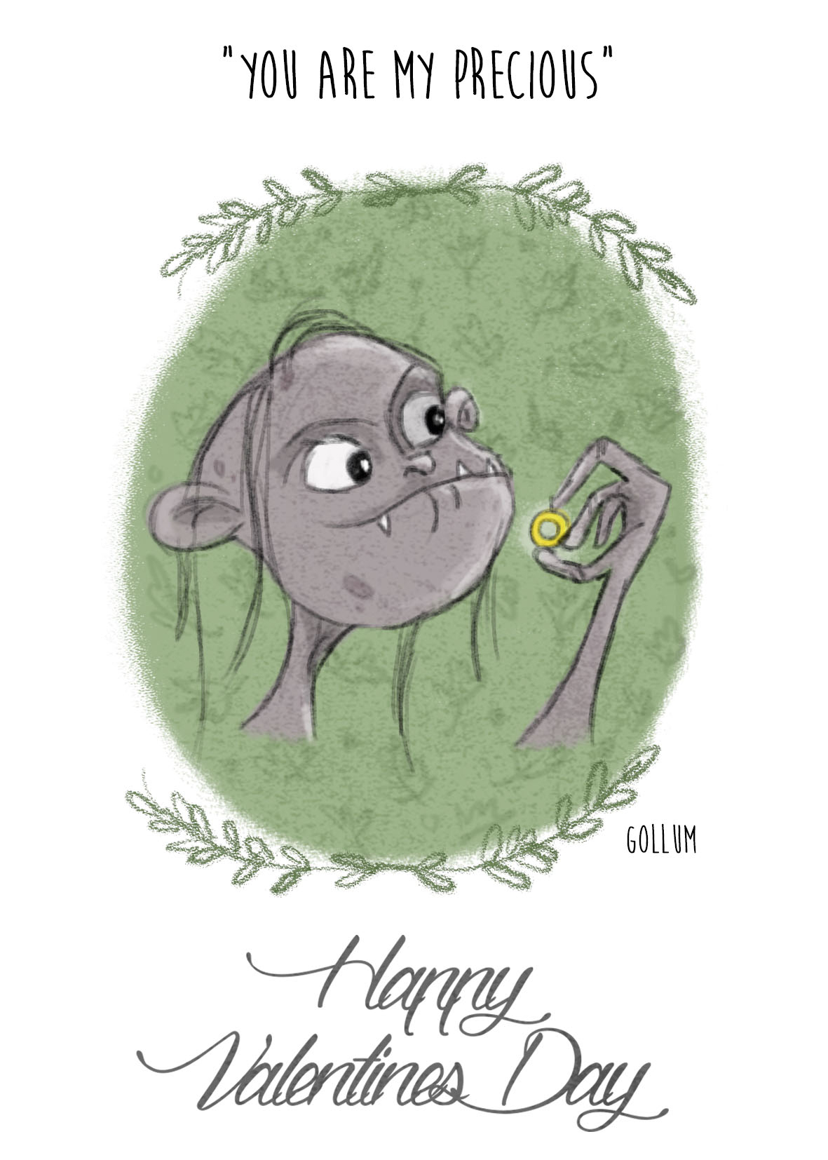 gollum illustration