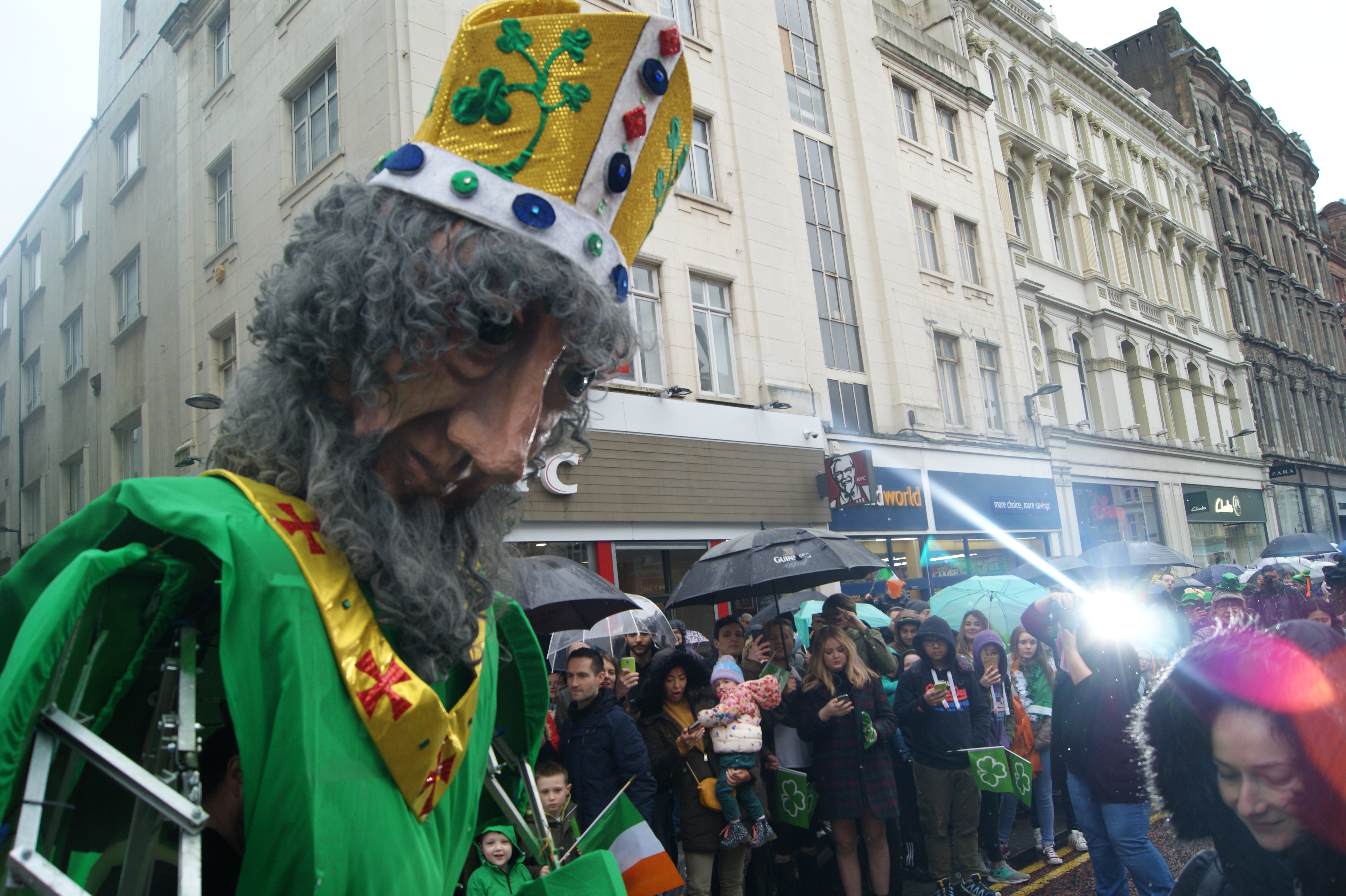 St Patrick's day parade in Belfast