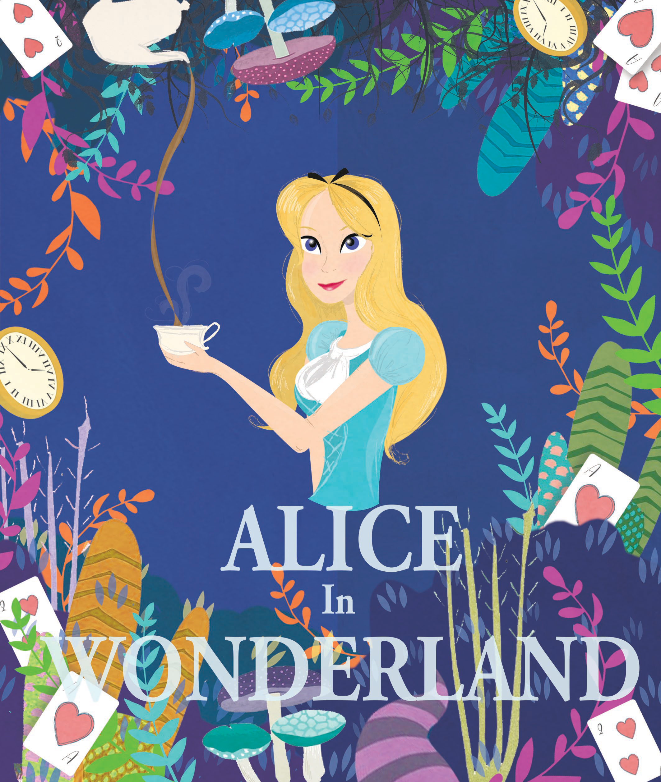 alice wonderland illustration