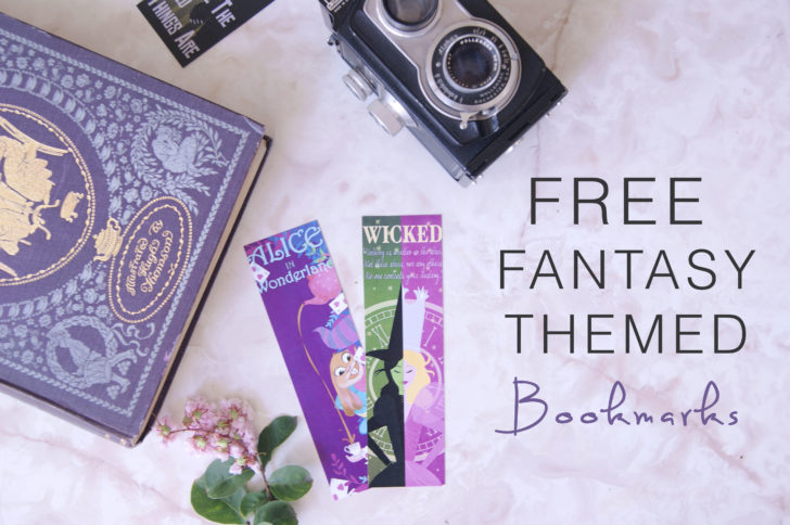 Free bookmarks inspired in fantasy literature