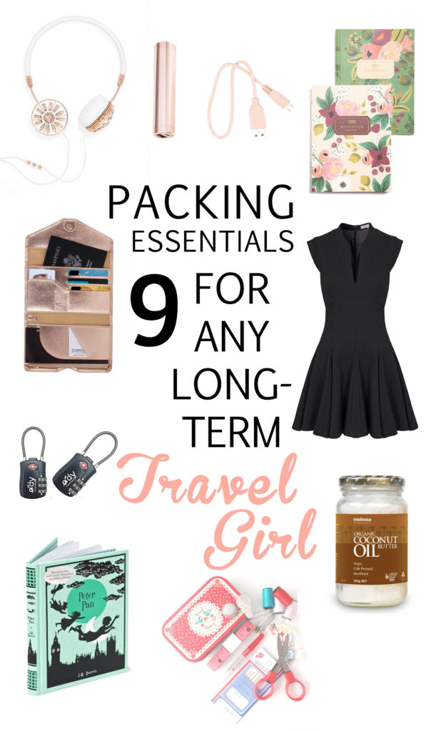 9 Packing Essentials for any LongTerm Travel Girl The Dreampacker